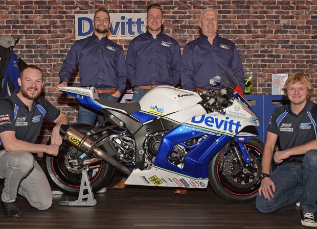 Devitt RC Express Racing team photo - left to right, Alan Bonner, Ben Constable, Danny Horne, Roy Constable, Ivan Lintin